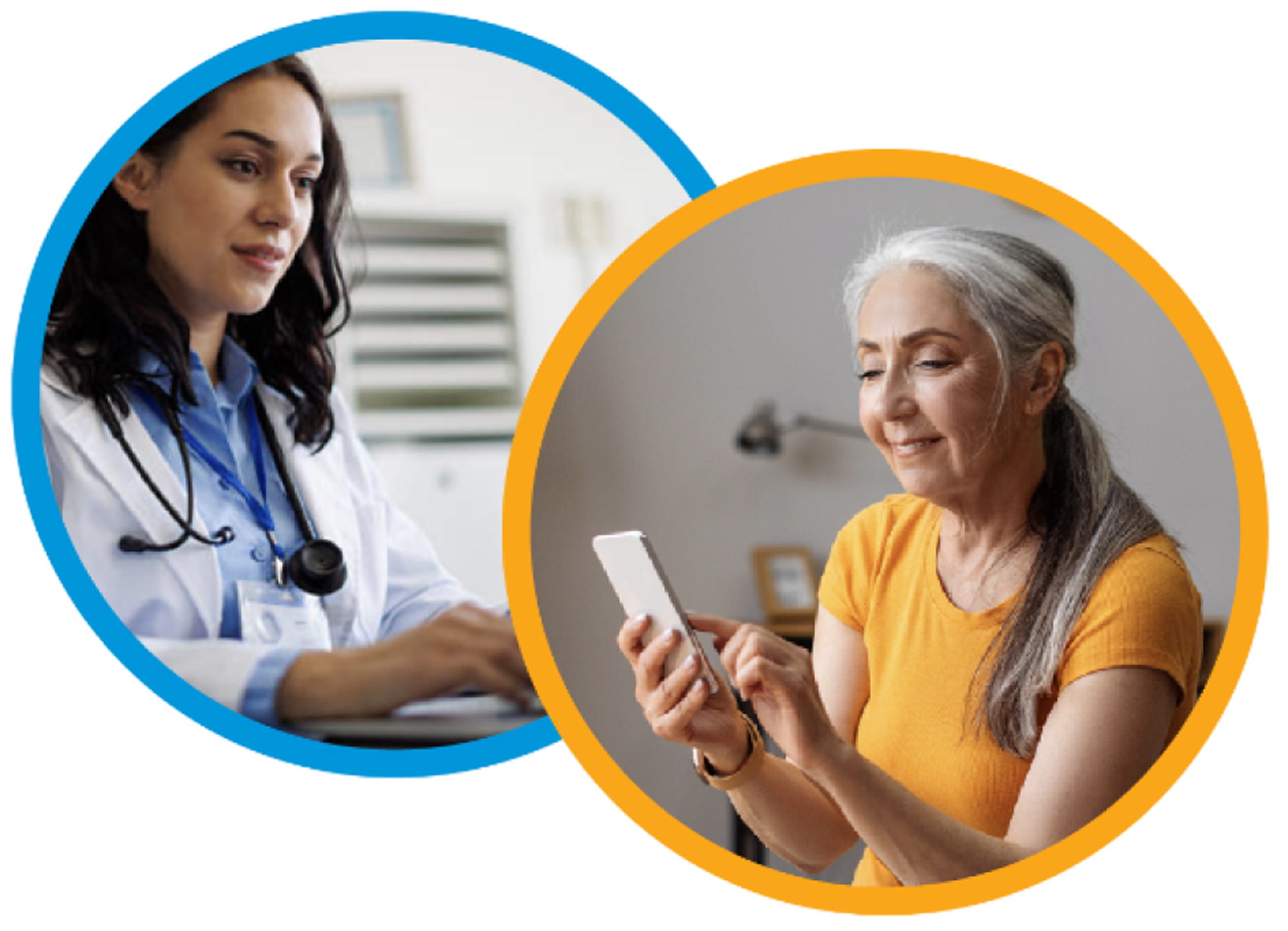 Clinician and patient using remote therapeutic monitoring technology
